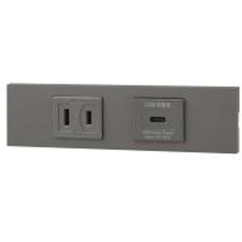 KAG-2624:5.USBC(SG) 配線器具セット 神保電器 埋込コンセント 2P