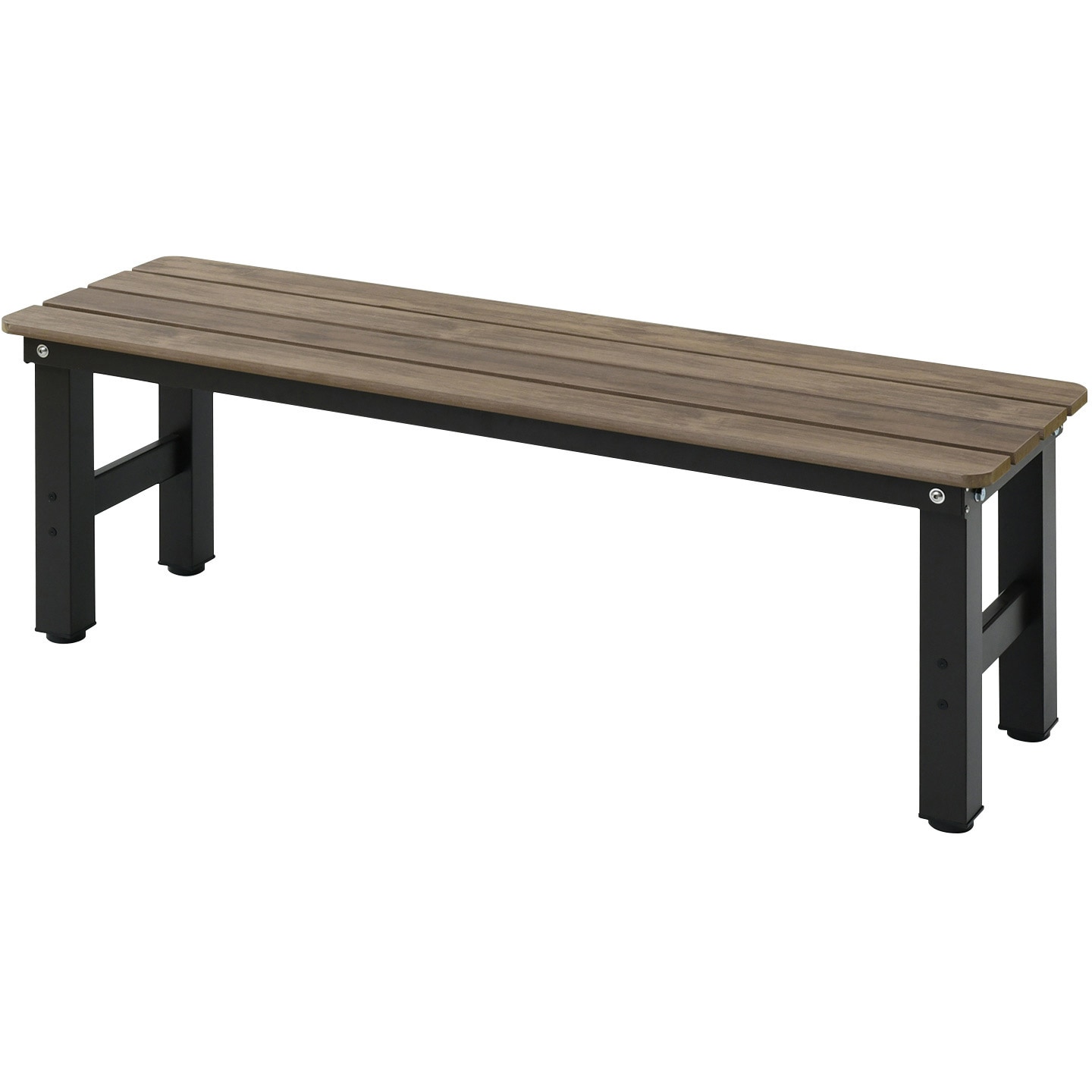 PBT-120(DBR) 木目調 縁台 YAMAZEN(山善) 組立品仕様 幅1200mm