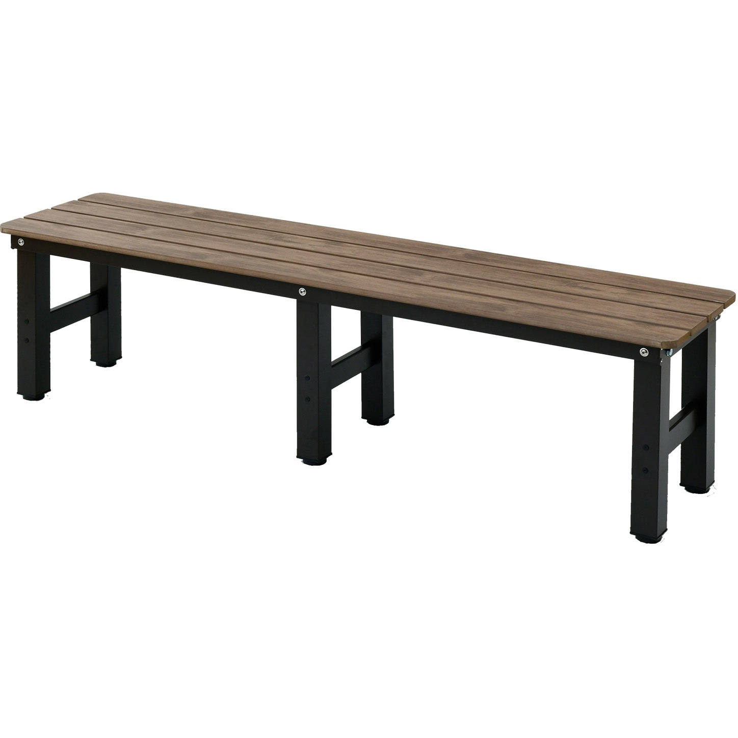 縁台　ベンチ 山善（YAMAZEN） 縁台 ガーデンファニチャー アルミ アルミ縁台 ベンチ