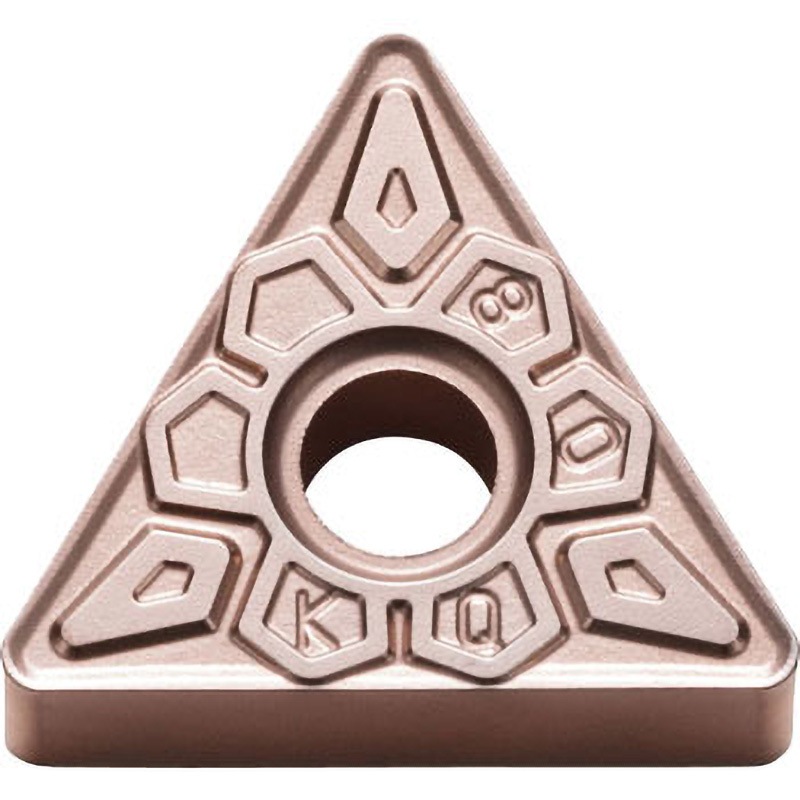 TNMG160408KQ CA315 旋削用チップ CA315 CVDコーティング COAT 京セラ 両面 正三角形 逃げ角0度 コーナー半径0.8mm 1セット(10個)