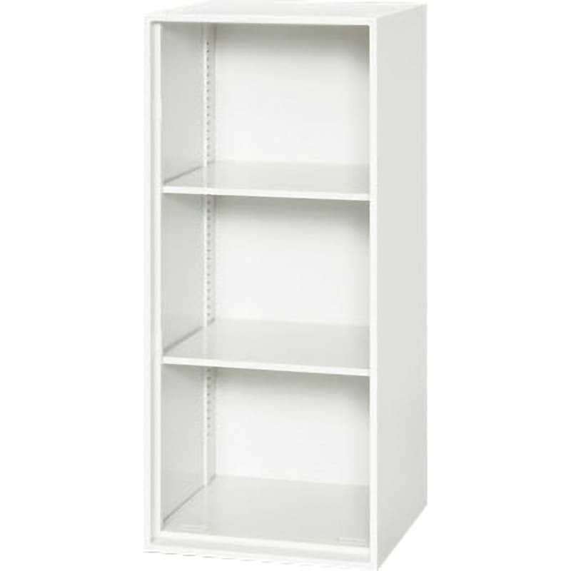 V445-10K 壁面収納庫 オープン型 ダイシン ホワイト色 高さ1030mm間口450mm奥行450mm  V445-10K