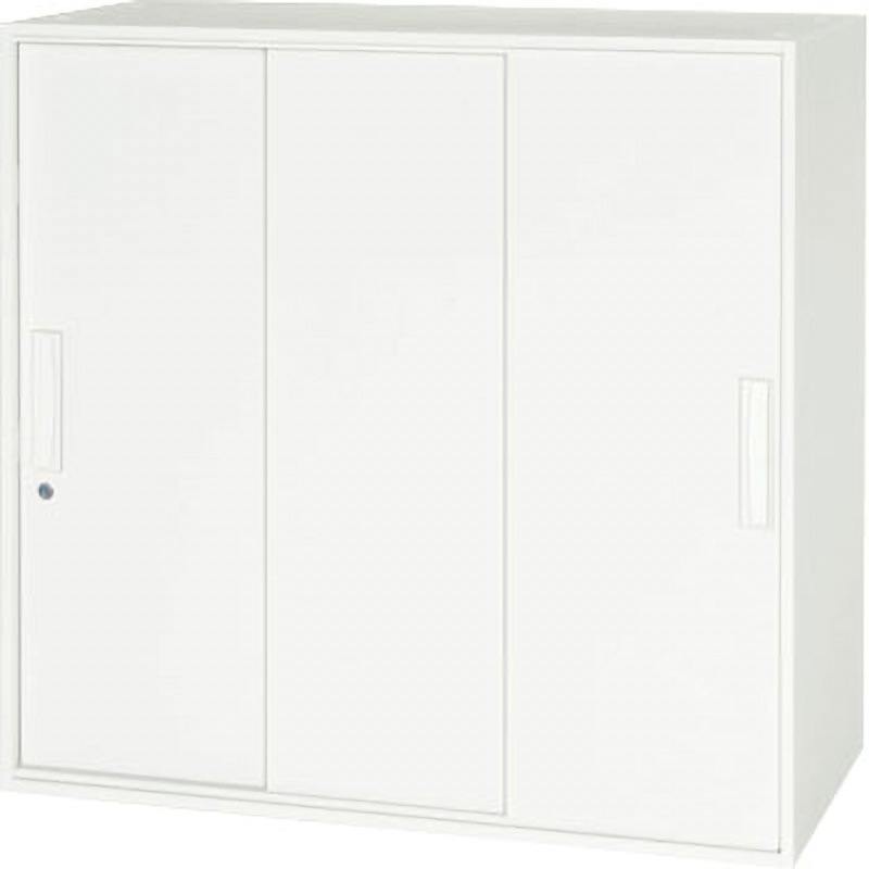 V940-09TS 壁面収納庫 3枚引戸型 ダイシン 高さ890mm間口900mm奥行400mm  V940-09TS