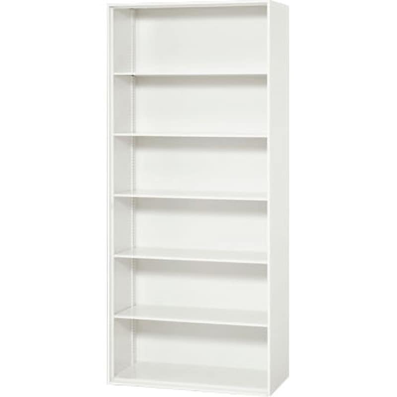 V940-21K 壁面収納庫 オープン型 ダイシン ホワイト色 高さ2060mm間口900mm奥行400mm  V940-21K