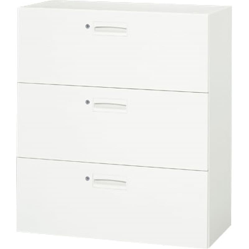 V945-311DS 壁面収納庫 3段引出各段シリンダー錠型 ダイシン 耐荷重50kg 高さ1030mm間口900mm奥行450mm  V945-311DS 81,950円