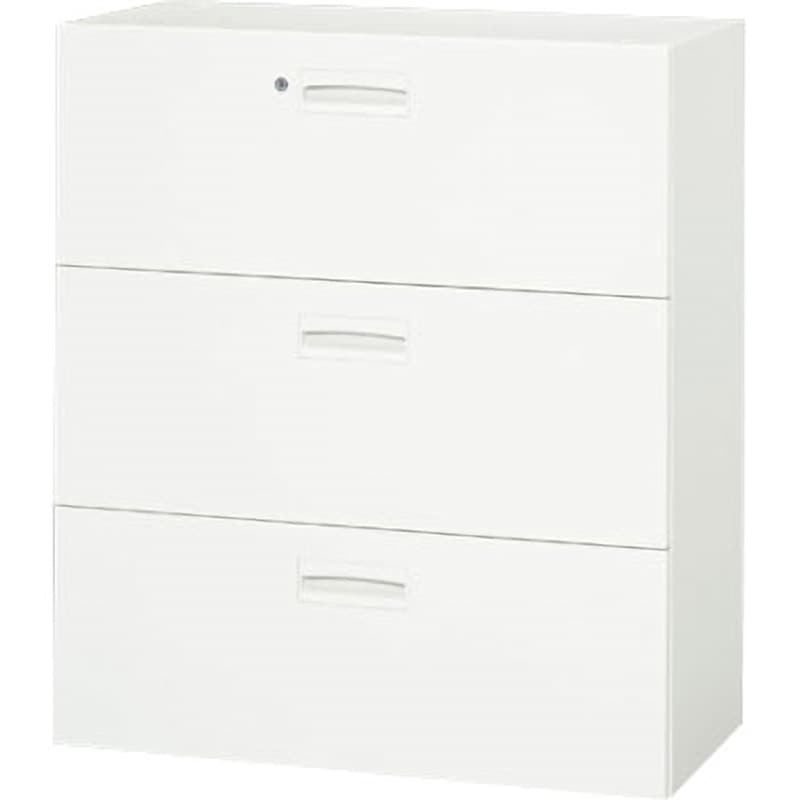 V950-311D 壁面収納庫 3段引出型 下置き専用 ダイシン 耐荷重50kg 高さ1030mm間口900mm  V950-311D