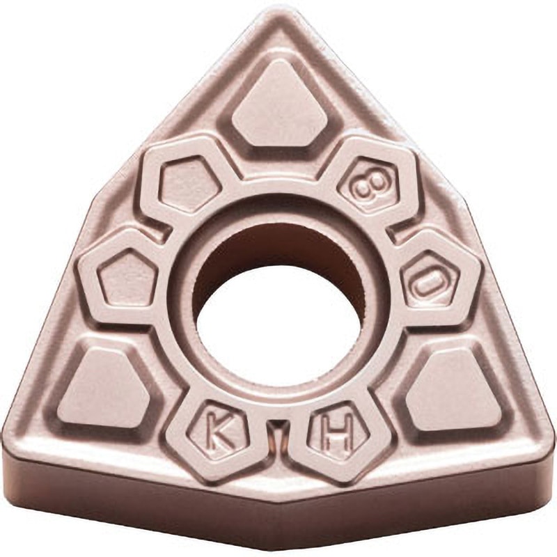 WNMG080408KH CA315 旋削用チップ CA315 CVDコーティング COAT 京セラ 両面 等辺不等角六角形 逃げ角0度 コーナー半径0.8mm 1セット(10個)