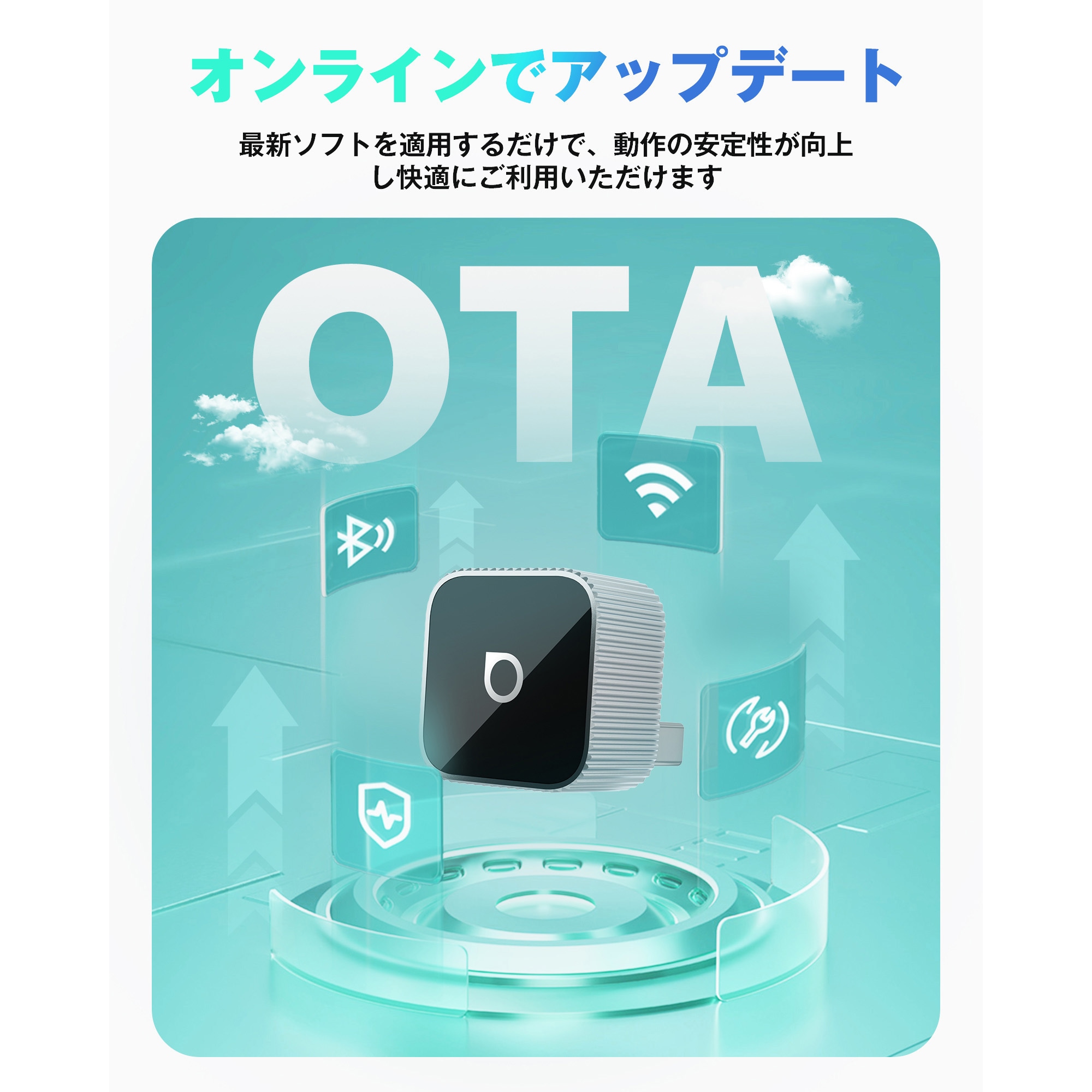 CP88-T2(SV) 超ミニ Cube 3.0 アダプター 1個 オットキャスト 【通販 