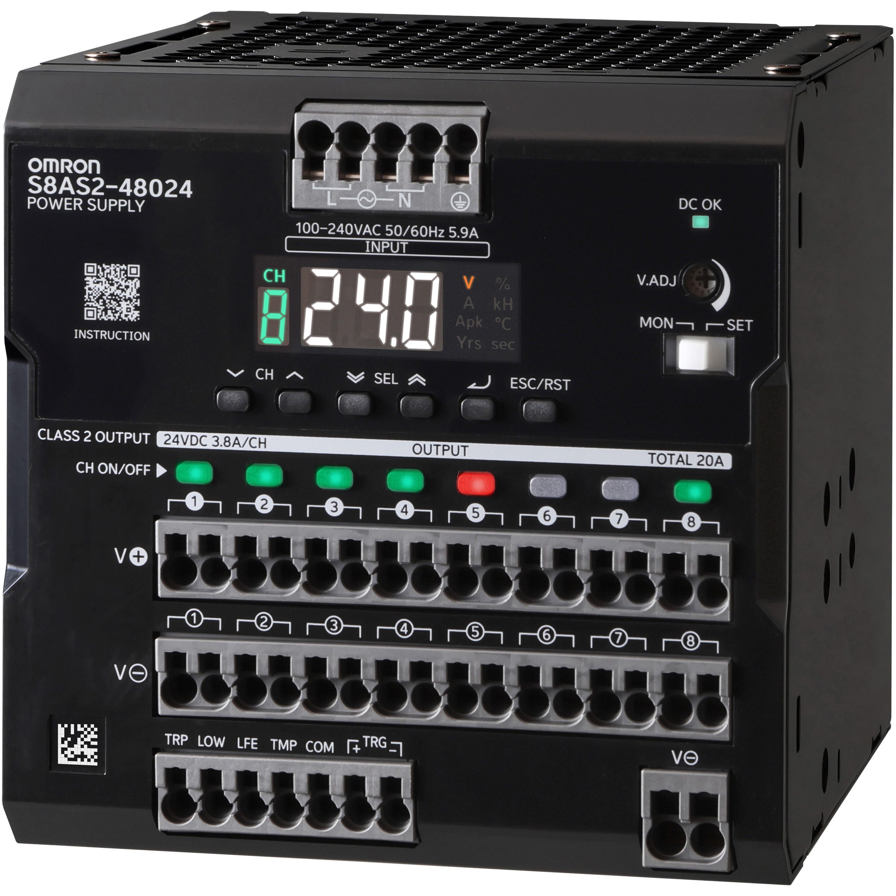 S8AS2-24024-06S スマート・パワーサプライ omron(オムロン) 24V