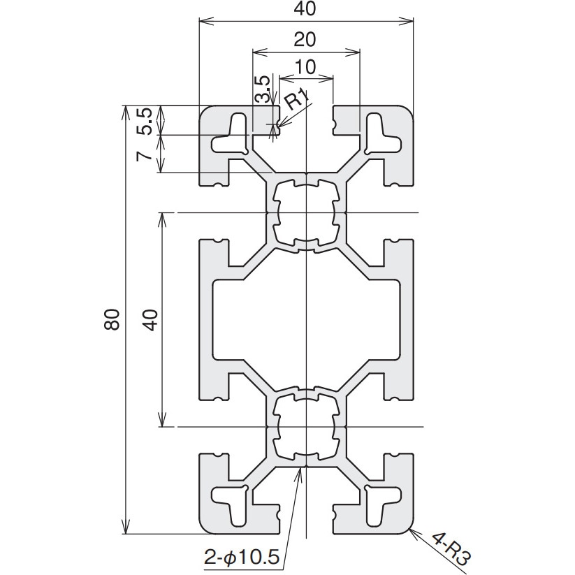 SFF-434 L=150 SF2-40・80 1本 SUS(エスユーエス) 【通販モノタロウ】