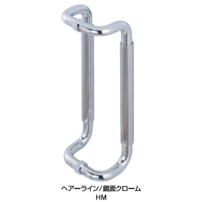 SP-141-R-32-600-HM ステンレス座付ドアハンドル 両面 K9(駒谷) 取手 ヘアーライン/鏡面  1組 SP-141-R-32-600-HM 12,565円