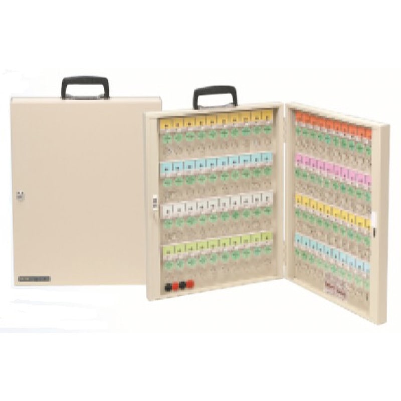 K-80 鍵80本掛 キーボックス DXタイプ K9(駒谷) ベージュ色 ホルダー数80