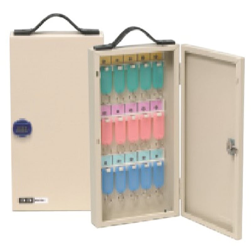 NKB-15 鍵15本掛 キーボックス デジタルタイプ K9(駒谷) ベージュ色 ホルダー数15