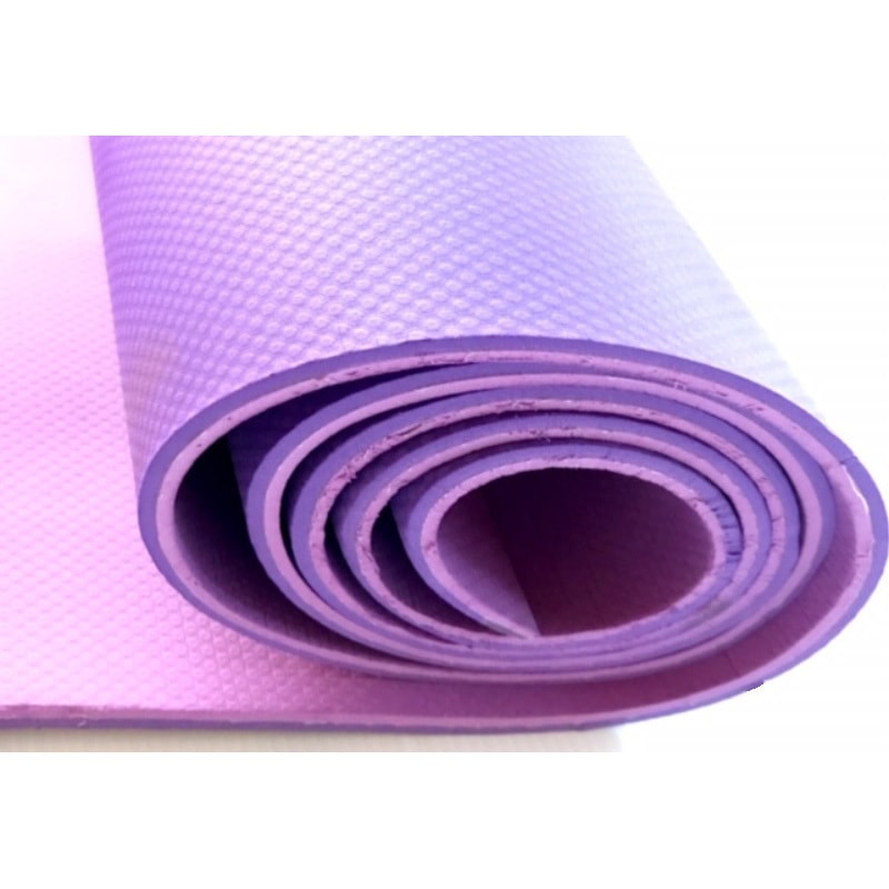 幅広ヨガマット YG990 マット・ロープ類 幅広ヨガマット K9(駒谷) PVC製 紫/ピンク色