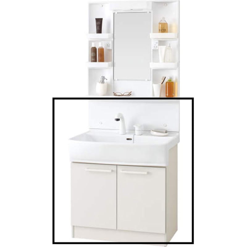 EK-LSBB-70EWN1B 洗面化粧台 Lシリーズ ベースキャビネット 間口750 住