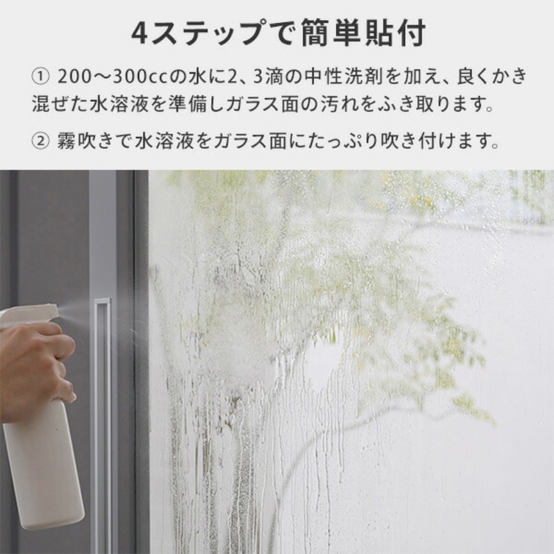 U-Q1064 遮光・遮熱フィルム 窓用 (紫外線防止/目隠し効果