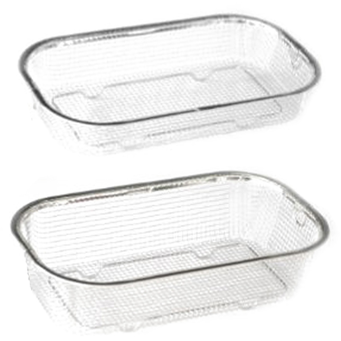 MM-700138 水切りかご 食洗機対応 ステンレス be worth style(ビーワーススタイル) 深&浅セットタイプ   MM-700138