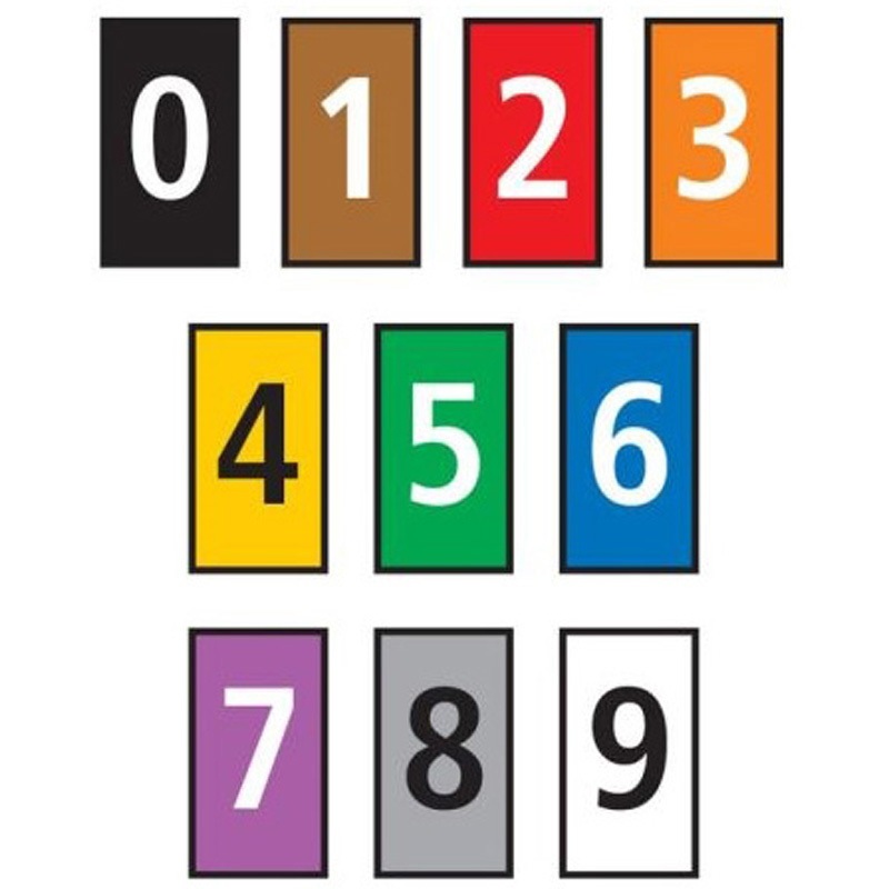 561-00100 ケーブルマーカー マルチカラー 1袋 1000個入 1袋(1000個) ヘラマンタイトン(旧:タイトン) 【通販モノタロウ】