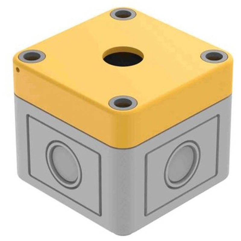 84-910 コントロールボックス 穴径 22.5mm 1 点用 プラスチック 1個 EAO 【通販モノタロウ】