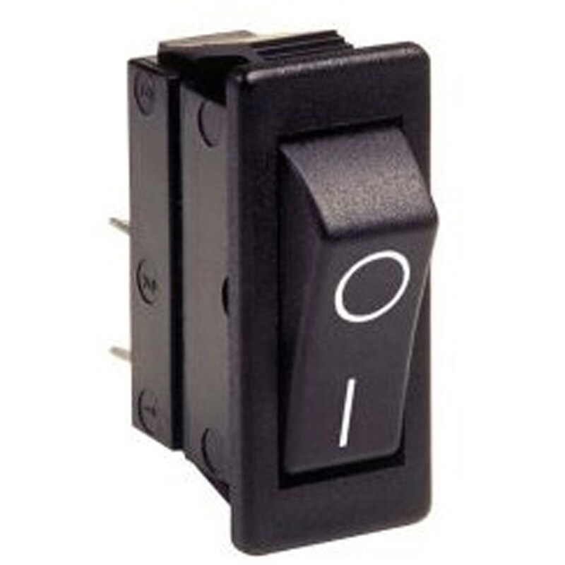 C1500ATAAA ロッカースイッチ 双極単投 DPST イルミネーション：なし カットアウト幅：22.3mm 1箱 1000個入 1箱(1000個) BULGIN 【通販モノタロウ】