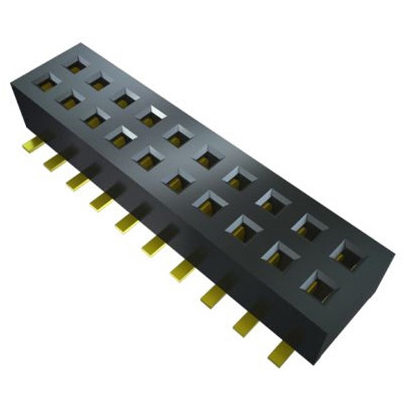 CLP-112-02-L-D-BE-A 基板接続用ソケット 24 極 1.27mm 2 列 表面実装 1セット 37個入 1セット(37個) SAMTEC 【通販モノタロウ】