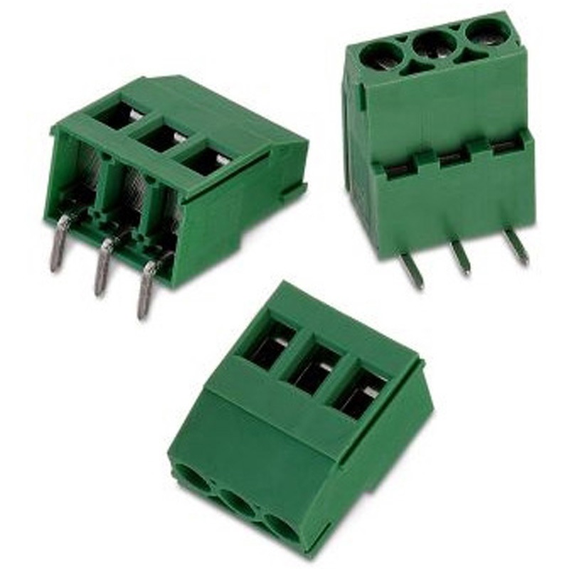 691215700003 基板用端子台 2157シリーズ 5mmピッチ 1列 3極 緑 1袋 285個入 1袋(285個) WURTH ELEKTRONIK 【通販モノタロウ】