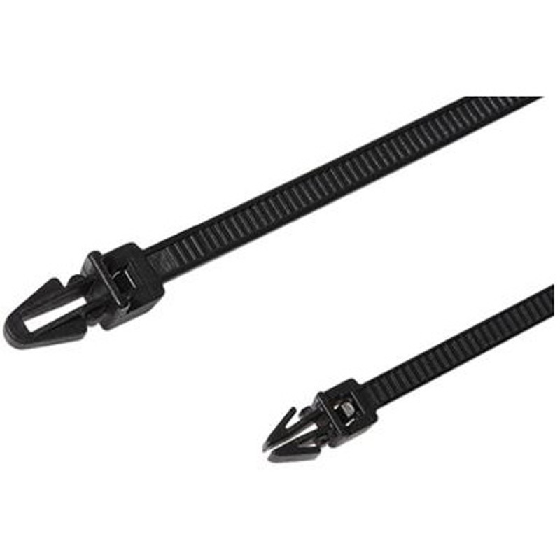 126-00329 結束バンド 158mm x 3.6 mm 黒 ナイロン 66 1袋 500個入 1袋(500個) ヘラマンタイトン(旧:タイトン) 【通販モノタロウ】