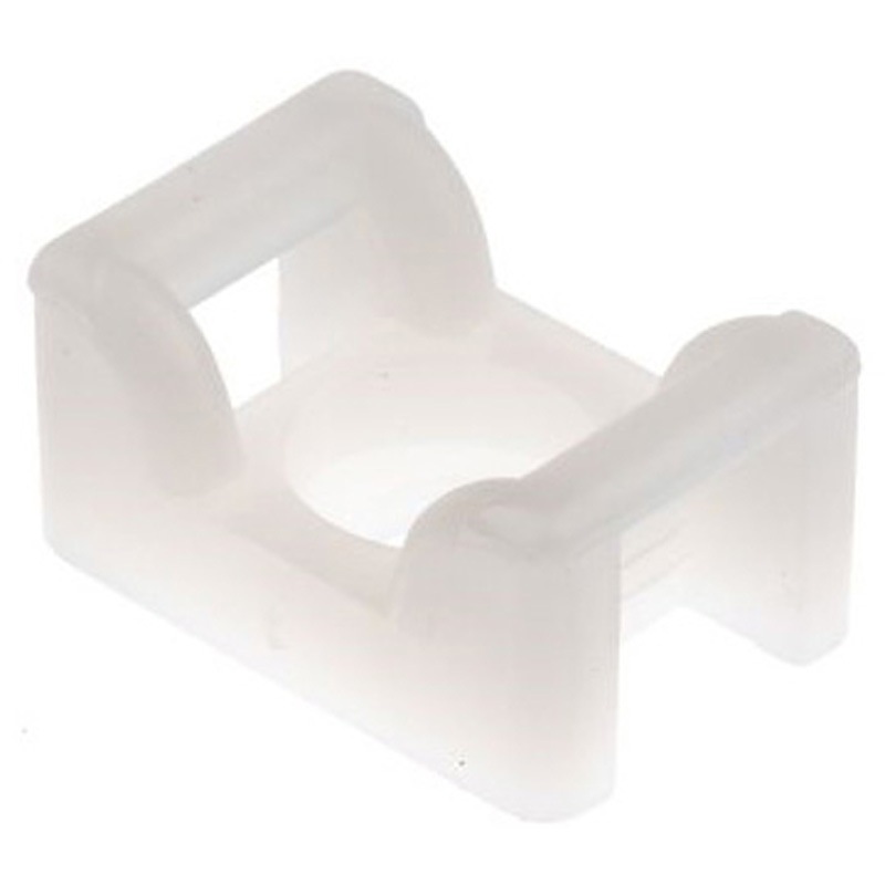 151-24619 KR6G5-PA66-NA 結束バンドベース KR 長さ 18mm 幅 12 mm ナイロン 66 ナチュラル 1袋 100個入 1袋(100個) ヘラマンタイトン(旧:タイトン) 【通販モノタロウ】