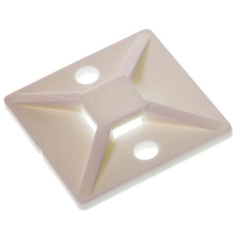 151-28479 MB4-PA66-WH 結束バンドベース MB 長さ 28mm 幅 28 mm ナイロン 66 ナチュラル 1袋 100個入 1袋(100個) ヘラマンタイトン(旧:タイトン) 【通販モノタロウ】