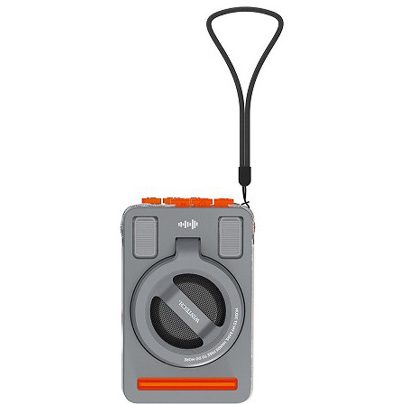 KBT-560SS GY スマホスタンドにもなるワイヤレススピーカー WINTECH
