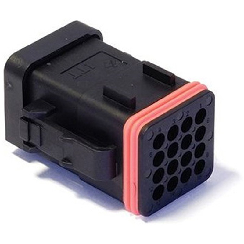 132015-0073 自動車用コネクタ 16極 オス ケーブル対ケーブルインターコネクタ 1袋 50個入 1袋(50個) ITT CANNON 【通販モノタロウ】