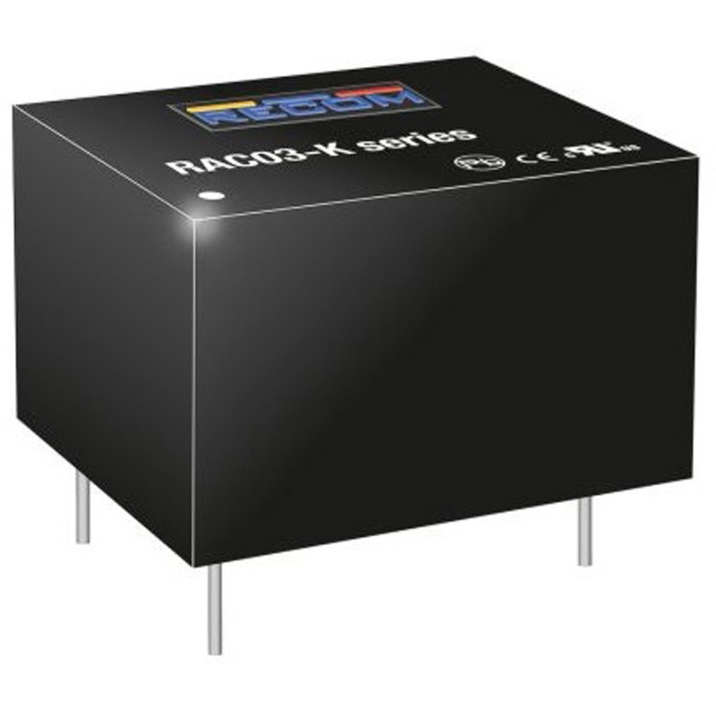 RAC03-18SK 組み込みスイッチング電源 18V dc 170mA 3W 1セット 18個入 1セット(18個) RECOM 【通販モノタロウ】
