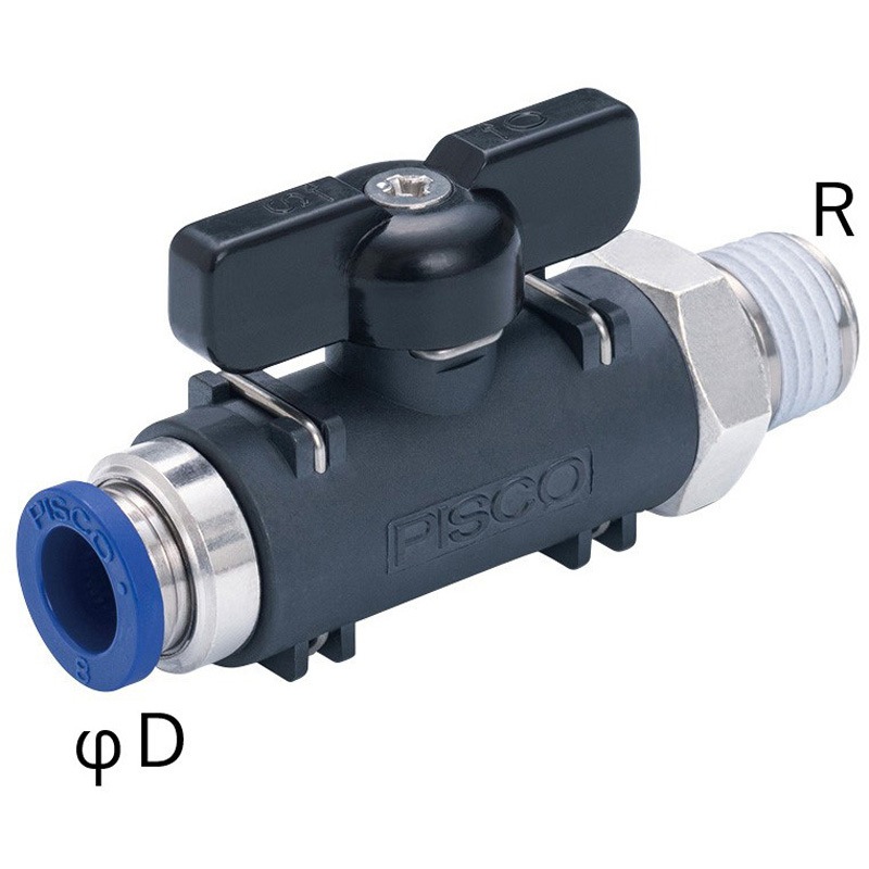 BVC20-0601SUS ボールバルブSUS304 PISCO(ピスコ) 対応 ストレート