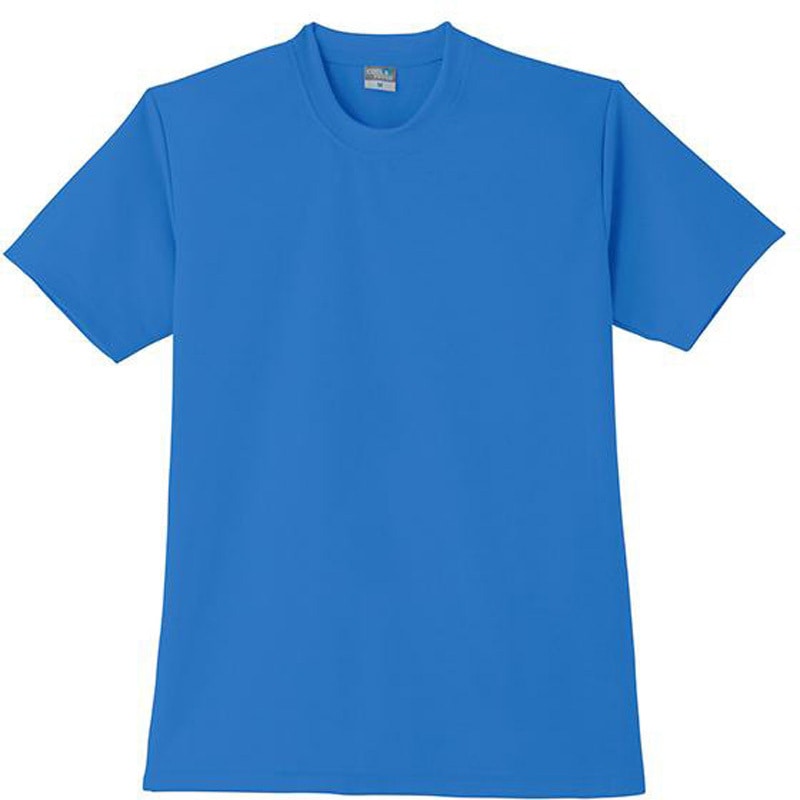 9008-BLU-LL DRY半袖Tシャツ 小倉屋 ブルー色 サイズLL 9008-BLU-LL