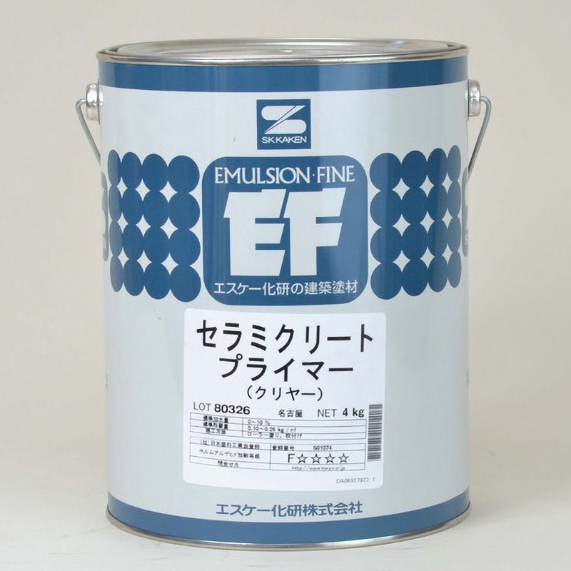 セラミクリートプライマー 1缶(4kg) エスケー化研 【通販サイトMonotaRO】
