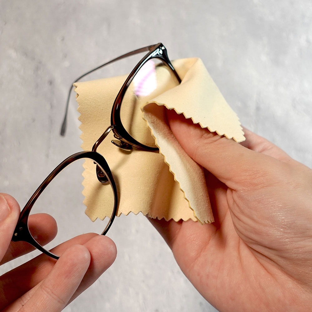 1049-A セーム革 鹿革眼鏡拭き 1枚 サンニシムラ 【通販モノタロウ】