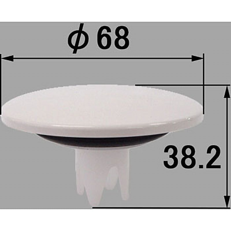 B21-SVLAR(68) プッシュワンウエイ排水栓密閉フタ 1個 INAX(LIXIL