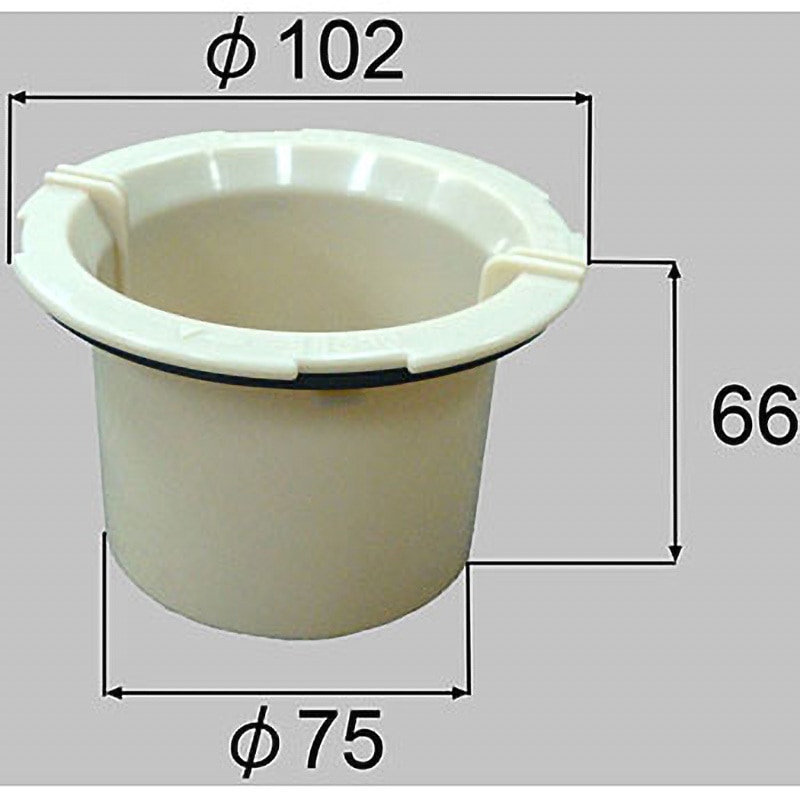 TP-37ヨウボウシュウパイプ 防臭パイプ 1個 INAX(LIXIL) 【通販