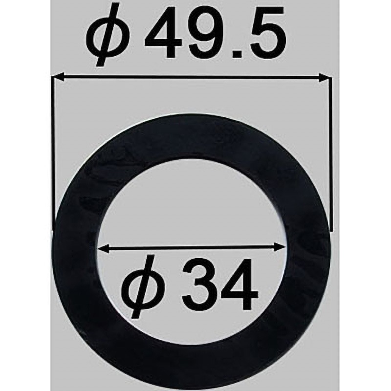 PBF-4STP(H) パッキン INAX(LIXIL) 内径34mm外径49.5mm 1個 - 【通販