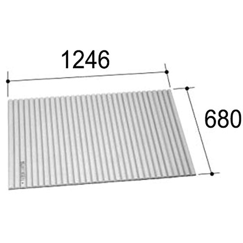 YFM-1670UB ユニバス専用巻きフタ INAX(LIXIL) シャッター式 寸法1246×680mm  YFM-1670UB