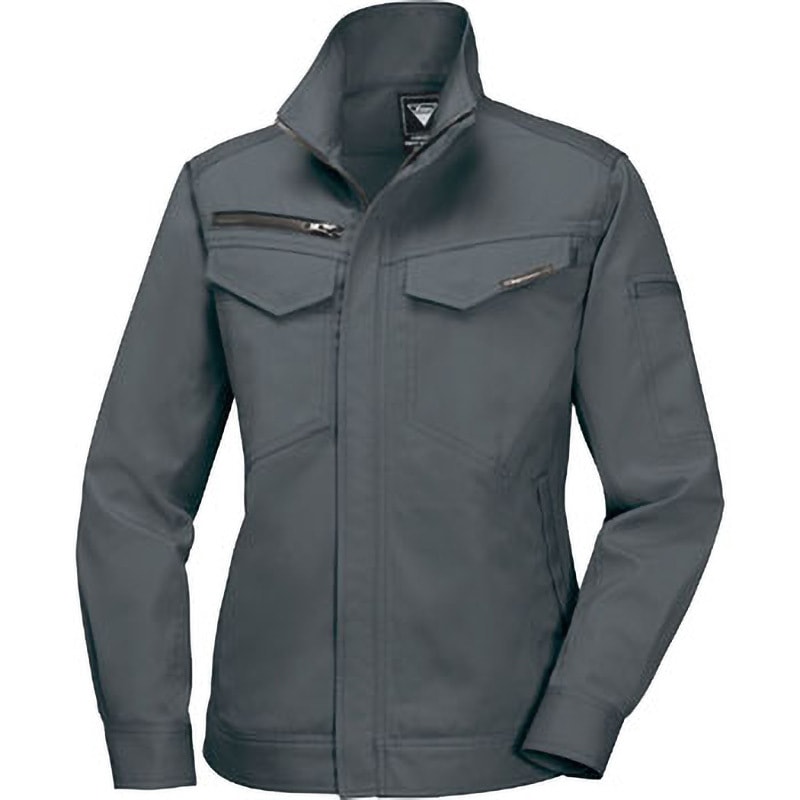 1689 レディスブルゾン 1689 ジーベック ツイル チャコールグレー色 サイズ15着丈59cm