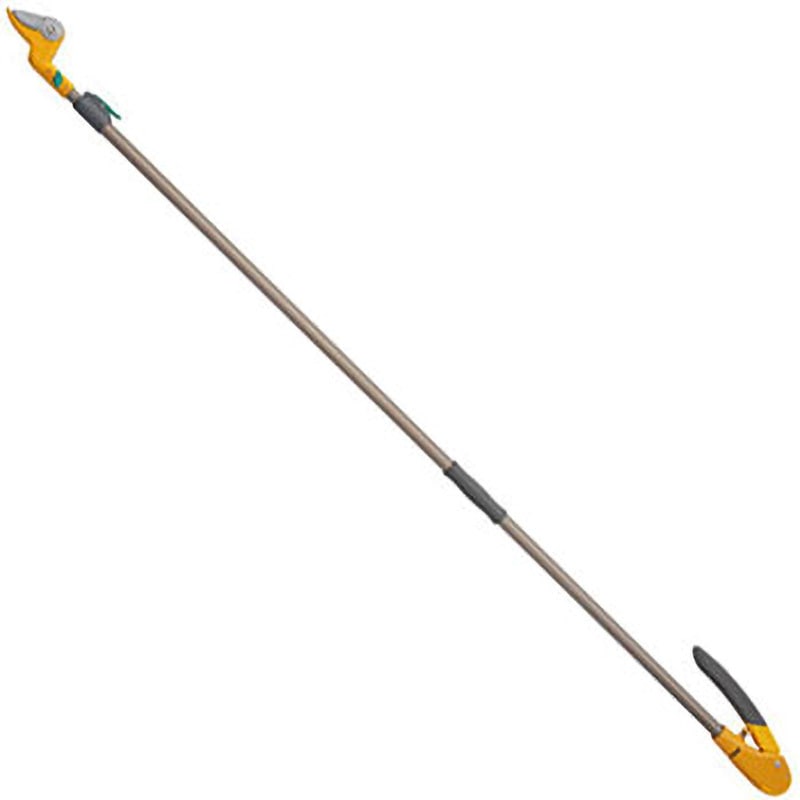 #521 高枝切りバサミ すご腕プッシュカット2段式アンビル刃 1個 ムサシ 【通販モノタロウ】