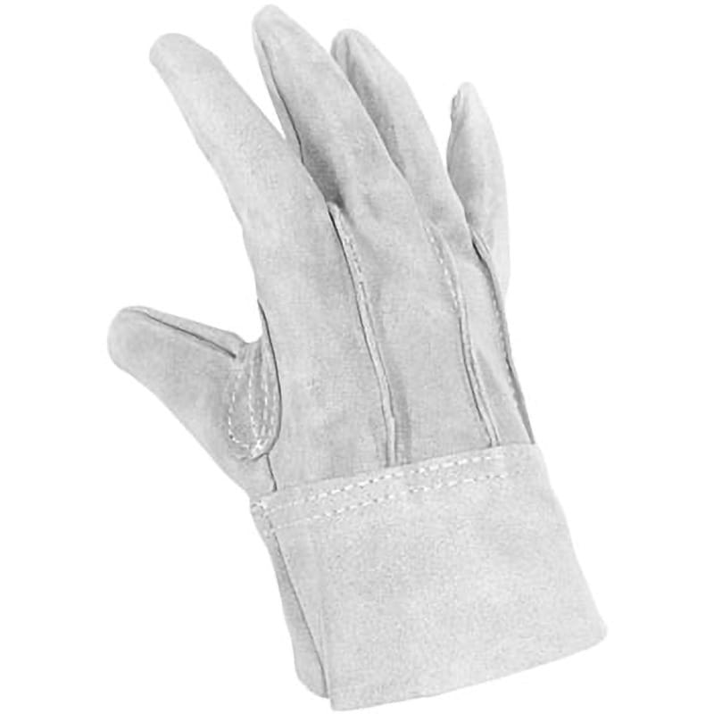 AG465 牛床革カワテ外縫い ACE GLOVE 白色 1双入 サイズM AG465