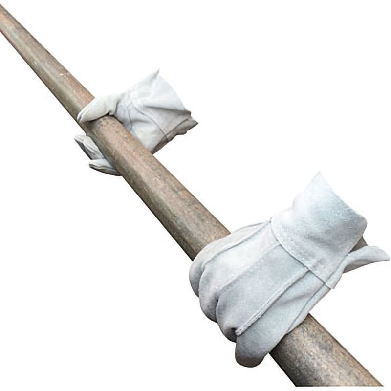 AG465 牛床革カワテ外縫い ACE GLOVE 白色 1双入 サイズM AG465