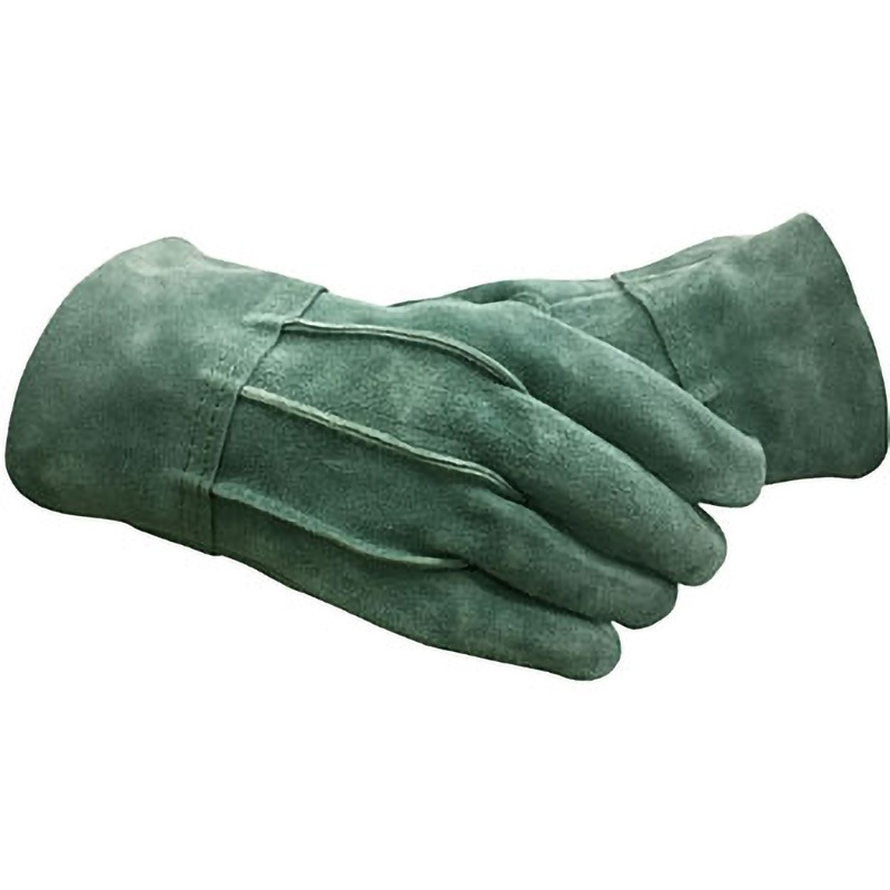 AG457MJ-10P オイルカワテ外縫い無地 ACE GLOVE(エースグローブ) 緑色