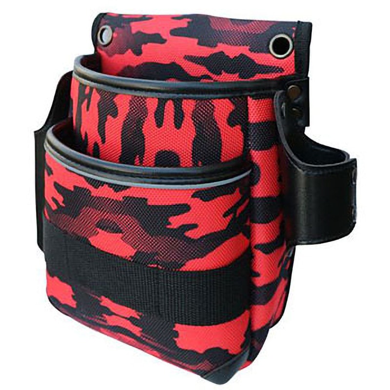 ミリタリーリメイク迷彩パッチワークver 肩掛けトート&腰袋付き