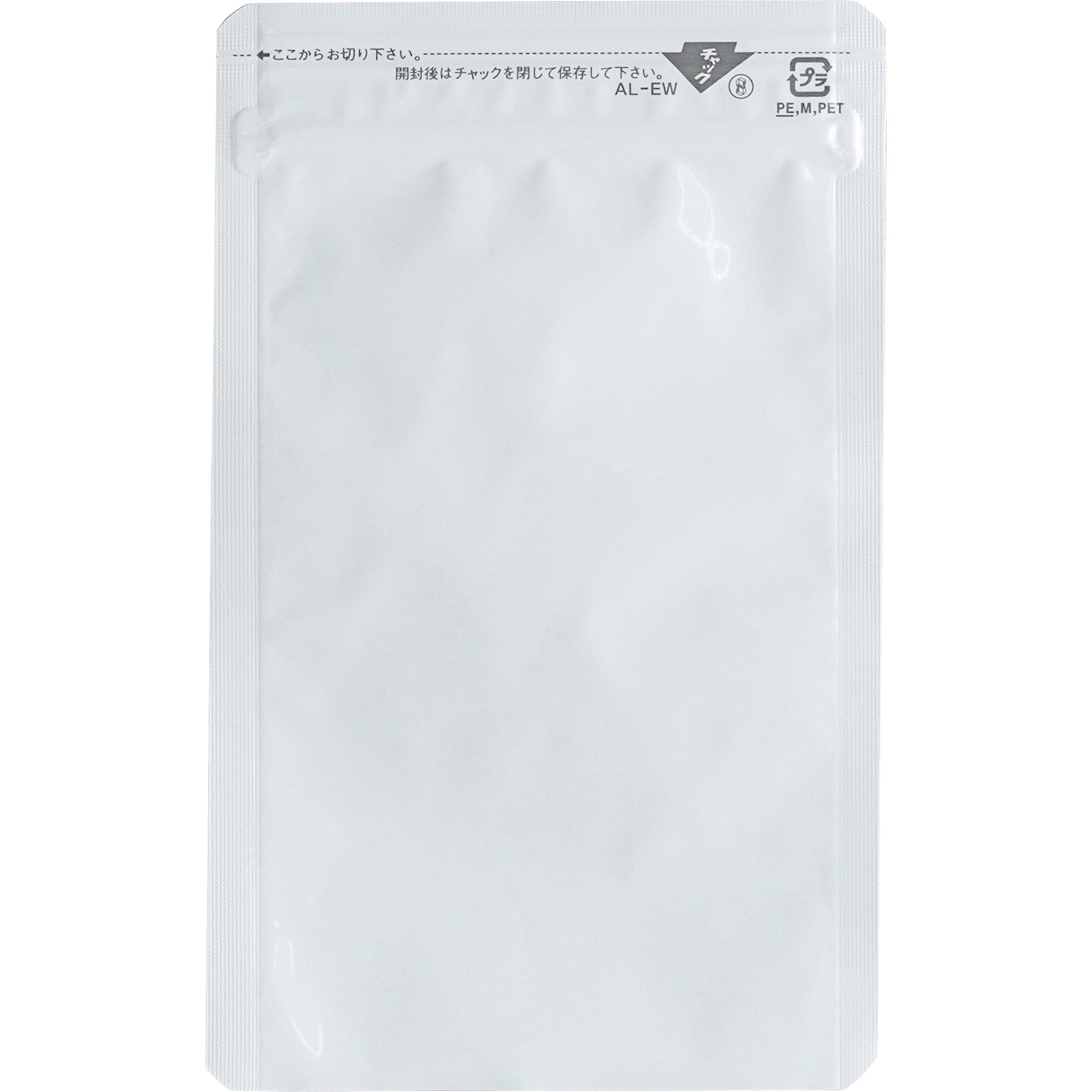 白ラミジップ AL-EW 平袋ホワイトパウチ アルミチャック袋 100x140mm 3200枚入 - 3