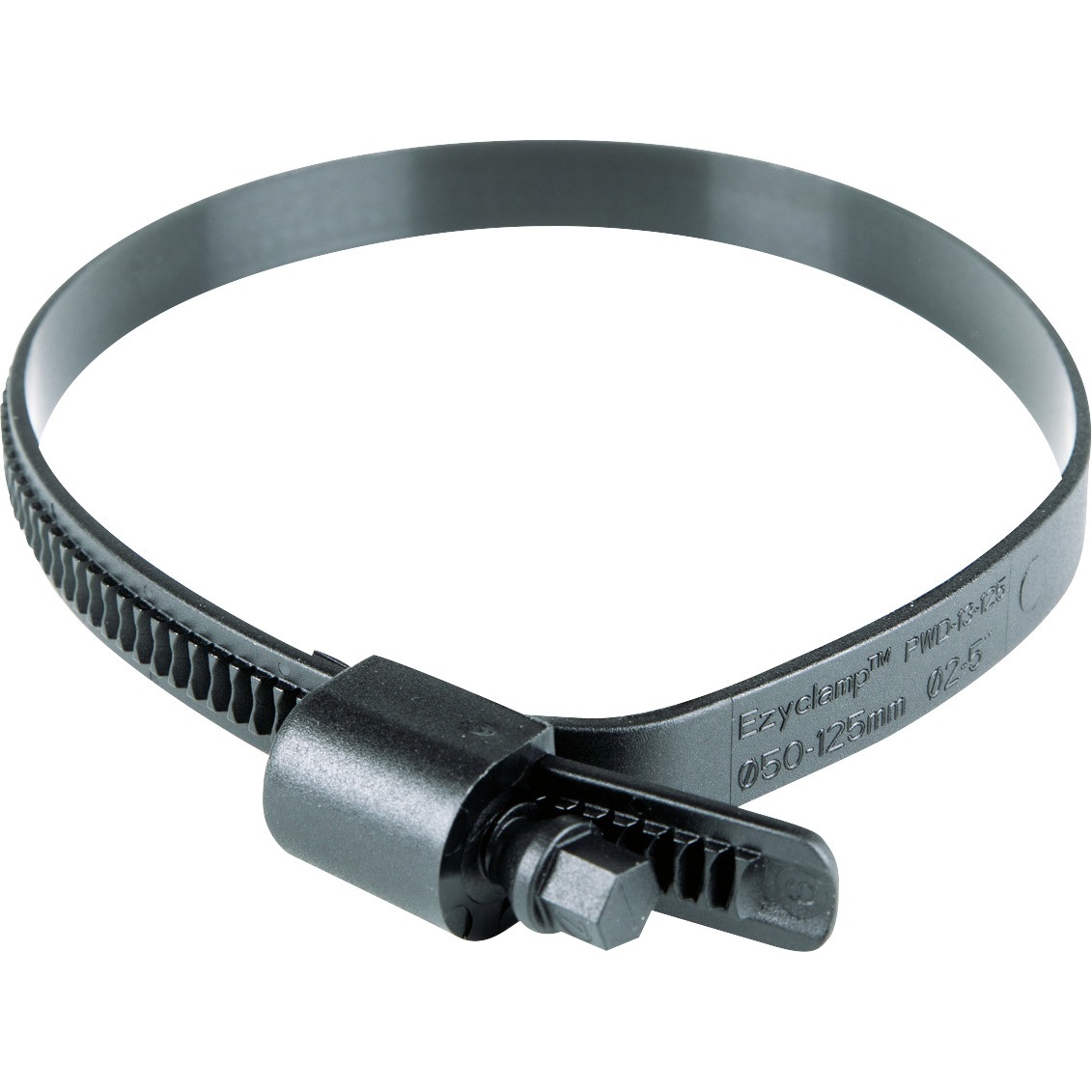 PWD-13-125-SC-PA66-BK スナップホースクリップEzyclamp HCL 最大径125mm 1袋(100本) PWD-13-125-SC-PA66-BK