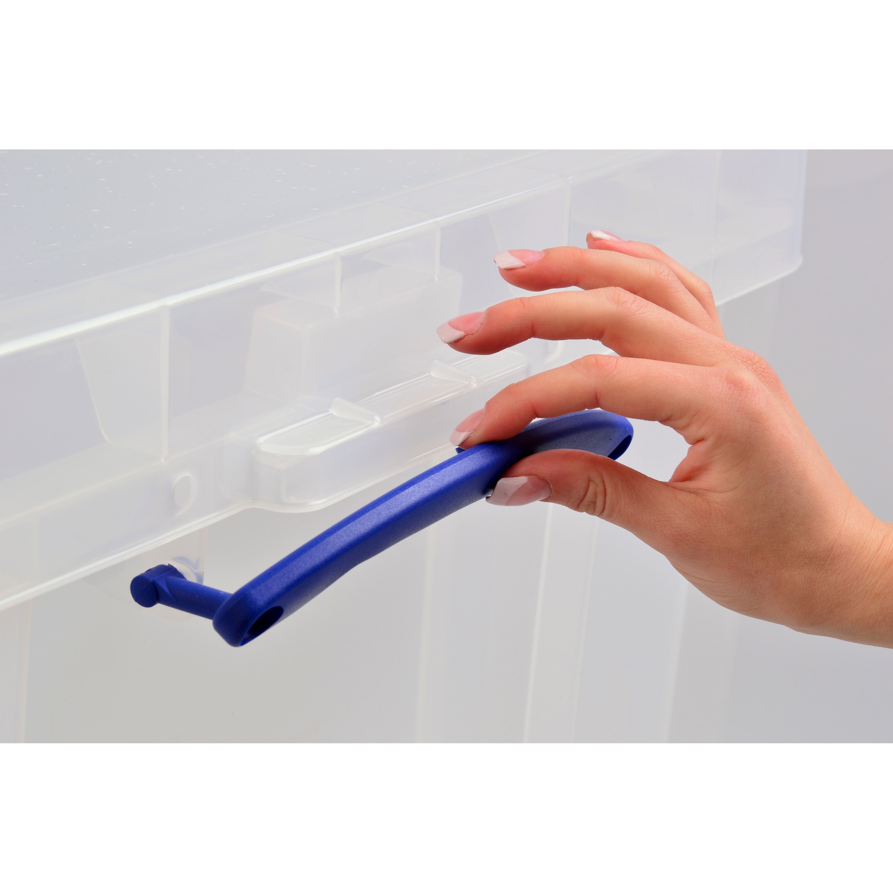 22C 収納ケースReally Useful BOX 単品 RUP クリア色 容量22L 外寸(幅
