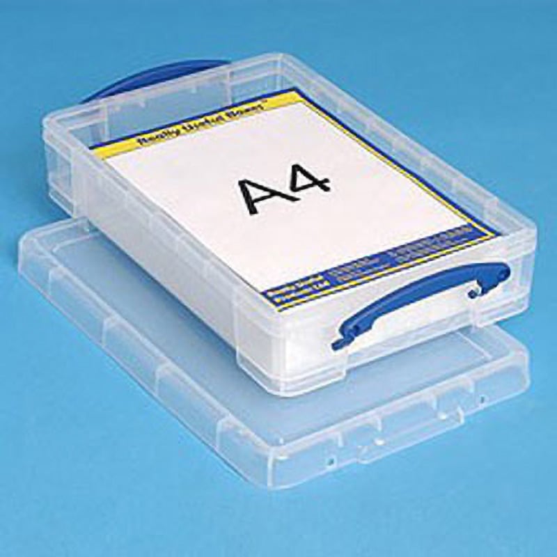 4C 収納ケースReally Useful BOX 単品 RUP クリア色 容量4L 外寸(幅