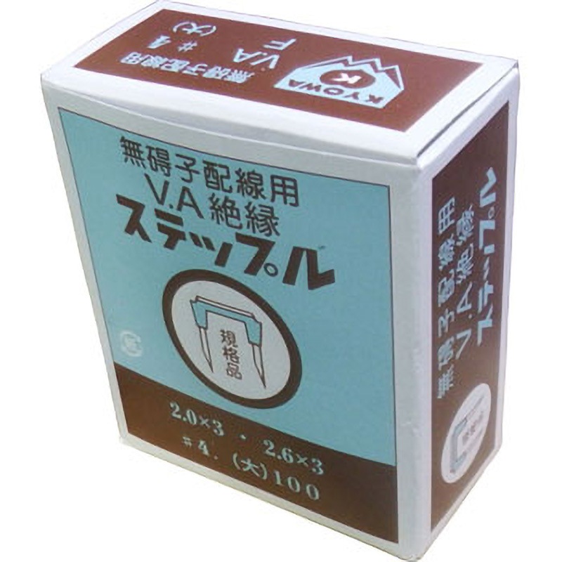 電材野郎 NO-4 100個(大) ステップル 1箱(100個) JAPPY 【通販モノタロウ】